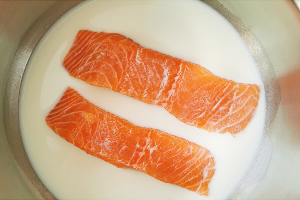 Baby Flower Fish Cakes - Step 1