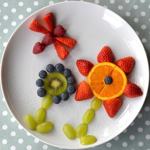 Flower Power Fun Plate