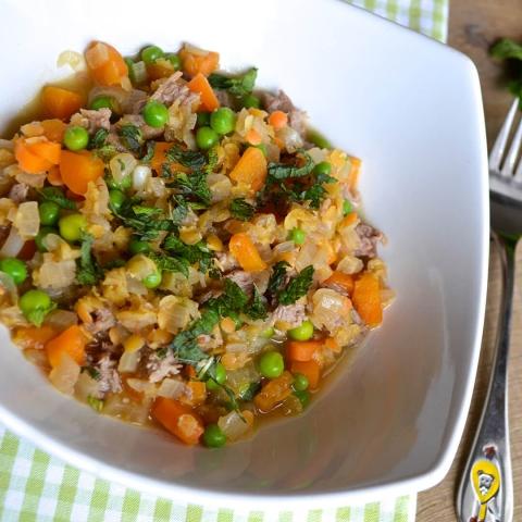 Minted Lamb & Pea Broth