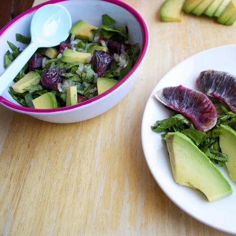 Blood Orange & Avocado Salad