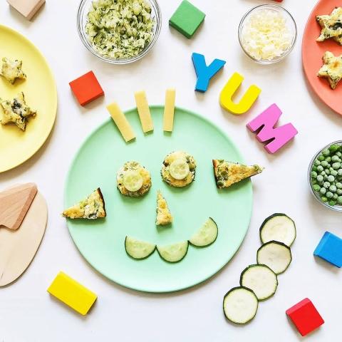 Courgette, Pea & Bean Frittata